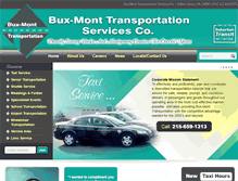 Tablet Screenshot of buxmonttrans.com